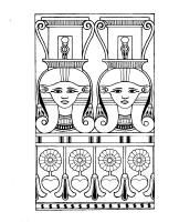 Een kleurplaat van  het oude egypte